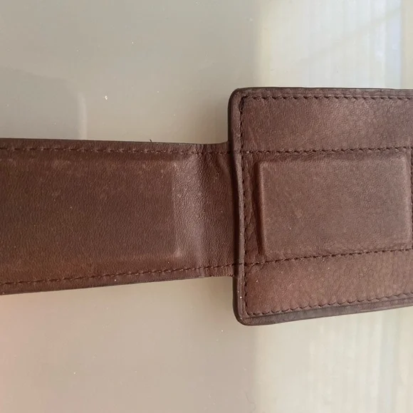 Vintage Fossil Men's Leather Brown Money Clip Wallet Card Holder - Picture 3 of 8
